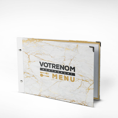 Protège-menu PorteMenu A4 horizontal Thème   - Photo 1