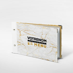 Protège-menu PorteMenu A5 horizontal
